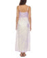 Women's Tie-Dyed Maxi Dress Cover-Up