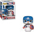Фото #6 товара Funko Pop! Bobble Marvel: Holiday - Captain America - Vinyl Collectible Figure - Gift Idea - Official Merchandise - Toy for Children and Adults - Movies Fans - Model Figure for Collectors