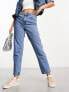 Фото #1 товара New Look mom jeans in stonewash blue