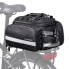 Фото #1 товара Torba rowerowa na bagażnik z kieszeniami i paskiem na ramię 27L czarna