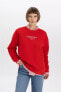 Relax Fit Bisiklet Yaka Kalın Sweatshirt B6589ax23wn