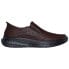 SKECHERS Slade slip-on shoes Red Brown Leather, 44 - фото #2