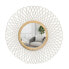 Wall mirror Versa White Bamboo Mirror Circular 2,5 x 75 x 75 cm