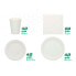 Фото #4 товара AKTIVE Biodegradable Disposable Tableware 180 Pieces