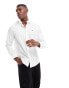 Фото #1 товара Tommy Jeans regular entry poplin shirt in white