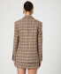 ფოტო #7 პროდუქტის Women's Gina Check-Print Blazer