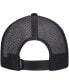 ფოტო #5 პროდუქტის Big Boys Black ATW Curved Snapback Trucker Hat