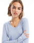 Фото #1 товара Stradivarius v neck jumper in blue