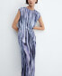 Фото #5 товара Women's Tie-Dye Pleated Dress