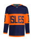 Men's Mathew Barzal Navy New York Islanders 2024 NHL Stadium Series Authentic Player Jersey