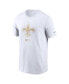 Men's White New Orleans Saints Faded Essential T-Shirt