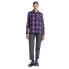 ICEBREAKER 200 Dawnder Flannel Plaid Merino long sleeve shirt