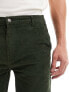 Фото #7 товара Denim Project tapered cord trousers in green