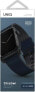 Фото #3 товара Аксессуар для умных часов Уникальный Pasek Uniq Straden для Apple Watch 4/5/6/7/SE 44/45 мм из кожи и силикона, голубой/синий