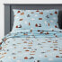 Фото #1 товара Queen Bears Flannel Kids' Sheet Set Blue - Pillowfort