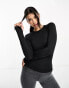 Фото #1 товара ASOS 4505 Icon long sleeve slim fit top in black