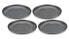 Nonstick 4-Pc. Mini Pizza Pan Set