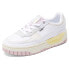 Фото #2 товара Puma Cali Dream Logo Lace Up Platform Womens White Sneakers Casual Shoes 392732