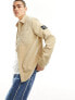 Calvin Klein Jeans regular fit corduroy shirt in beige