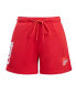 Women's Red Coca-Cola Smile Coke Fleece Shorts