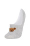 Kadın Ayı Desenli 3'lü Pamuklu Babet Çorap B6067axns