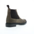 Фото #8 товара Bruno Magli Paris MB2PARO1 Mens Gray Suede Slip On Chelsea Boots 9