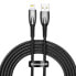 Фото #1 товара Glimmer Series kabel USB-A Iphone Lightning 480Mb-s 2.4A 2m czarny