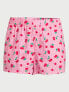 Joyspun Women's Woven Pajama Relaxed Pink Cloud Boxer Shorts Size 2X(18W-20W)