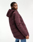 Vans foundry long MTE puffer jacket in brown