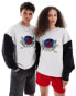 Фото #1 товара adidas Originals embroidered unisex sweatshirt in grey and navy