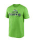 ფოტო #3 პროდუქტის Men's Neon Green Seattle Seahawks Legend Community Performance T-shirt
