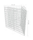 Фото #2 товара Gabion Raised Bed Galvanized Steel 29.5"x29.5"x39.4"