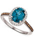 Blue Topaz/White Gold