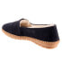 Фото #5 товара Trotters Ruby Plush T2271-405 Womens Blue Wide Suede Loafer Flats Shoes 8.5