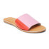 Фото #2 товара BEACH by Matisse Bonfire Slide Flat Womens Pink, Red Casual Sandals BONFIRE-857