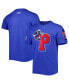 Фото #1 товара Men's Royal Philadelphia 76ers Mash Up Capsule T-shirt