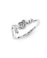 Фото #4 товара Кольцо Pandora Pave Heart CZ Moment