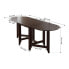 Фото #2 товара Rustic Drop-Leaf Dining Table with Small Drawer