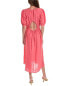 Фото #2 товара Velvet By Graham & Spencer Whitney Linen Maxi Dress Women's