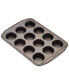 Фото #2 товара Symmetry Nonstick Chocolate Brown 12-Cup Muffin Pan