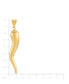 ფოტო #3 პროდუქტის Men's Polished Cornicello Horn Pendant in 10k Gold