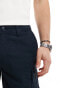 ASOS DESIGN slim cargo short in regular length with patch in navy