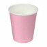 Plate set Algon Cardboard Disposable Pink (36 Units)