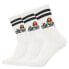 ELLESSE Pullo 3 Units Quarter short socks 3 pairs