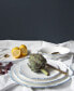 Amelie Royal Blue Rim 10.5" Dinner Plate