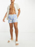 New Look floral swim shorts in blue