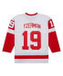 Men's Steve Yzerman White Detroit Red Wings 1983/84 Blue Line Player Jersey