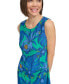 ფოტო #3 პროდუქტის Women's Printed A-Line Dress