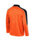 ფოტო #3 პროდუქტის Men's Orange Oregon State Beavers Marled Half-Zip Jacket