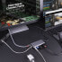 Lindy USB 3.2 Type C Laptop Mini Dock - Wired - USB 3.2 Gen 1 (3.1 Gen 1) Type-C - 100 W - 1000 Mbit/s - Black - Grey - SD